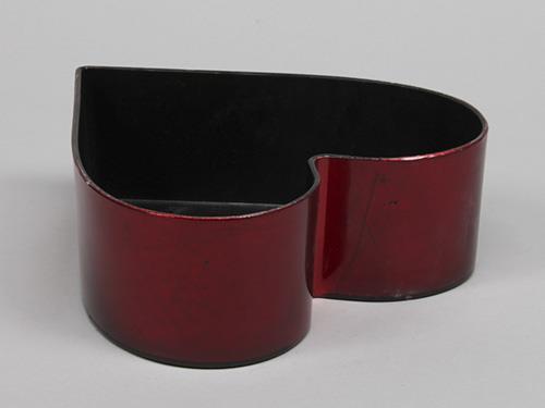 CIOT.PLAST.FORMA CUORE H7 20X21CM. ROSSO