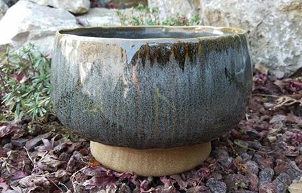 CASPO TONDO MINA H135 D22CM. TAUPE