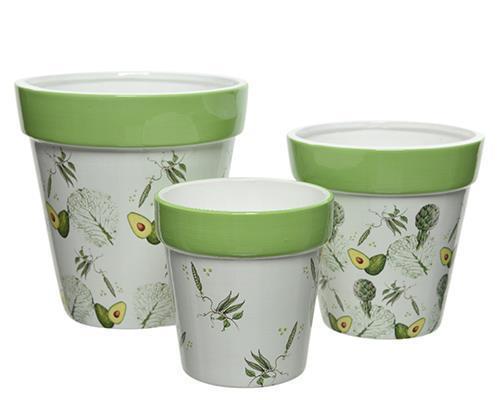 VASETTO TERRAC.S/3PZ. H15-12-10CM. --NETTO----