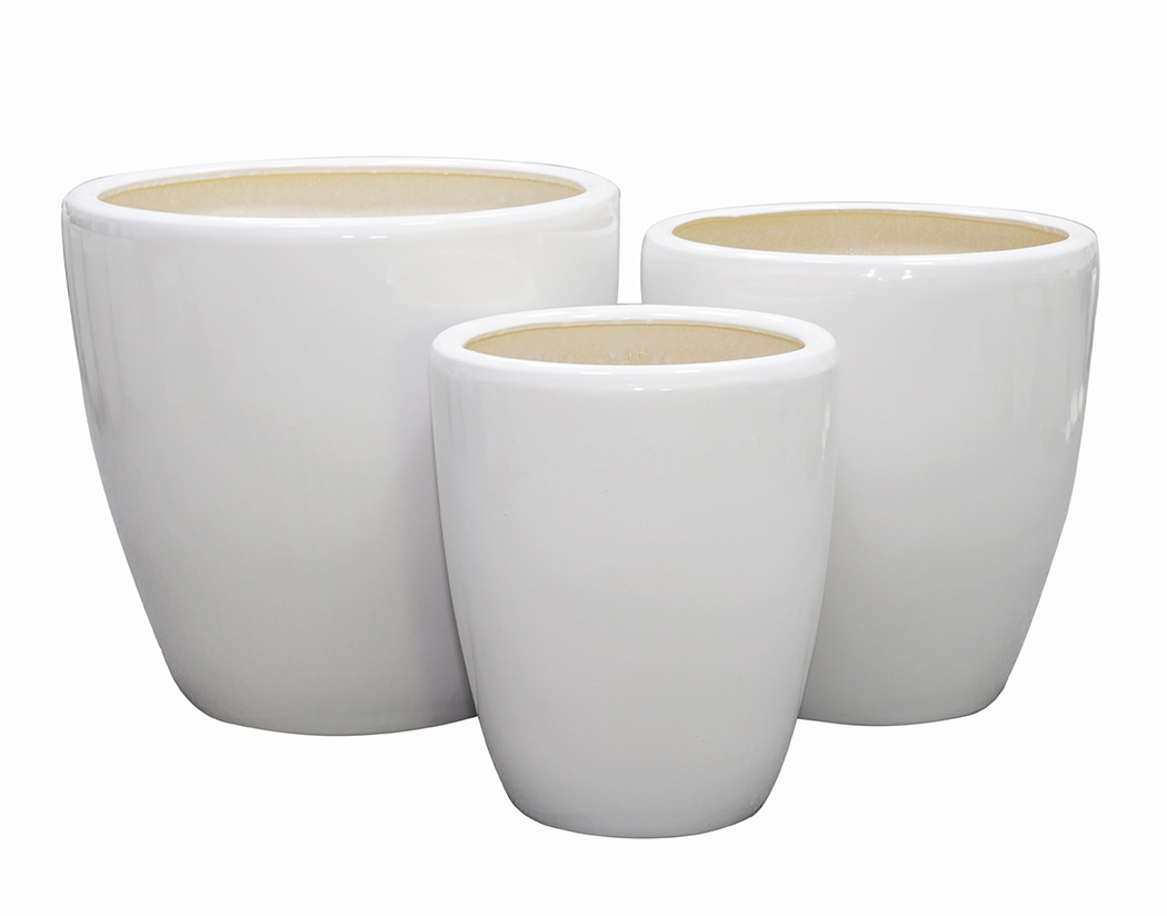 CASPO' SVAS.CER. D27 H33CM. BIANCO
