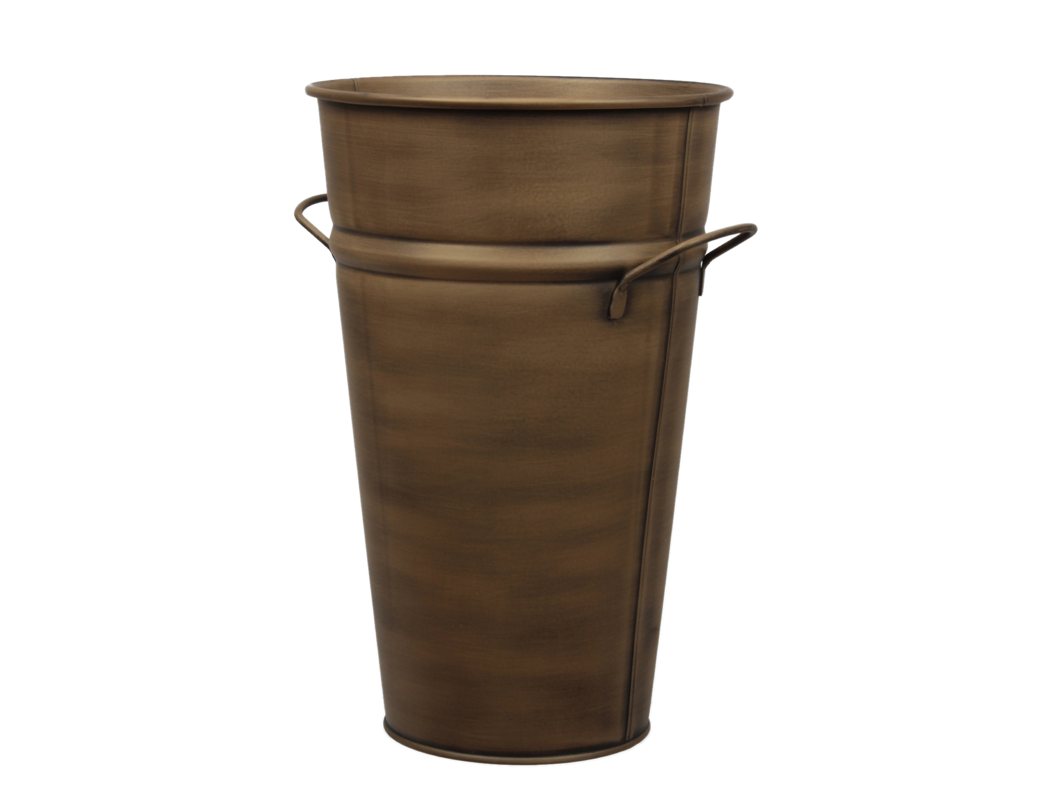 PORTAFIORI LATTA D24 H41CM. OLD GOLD