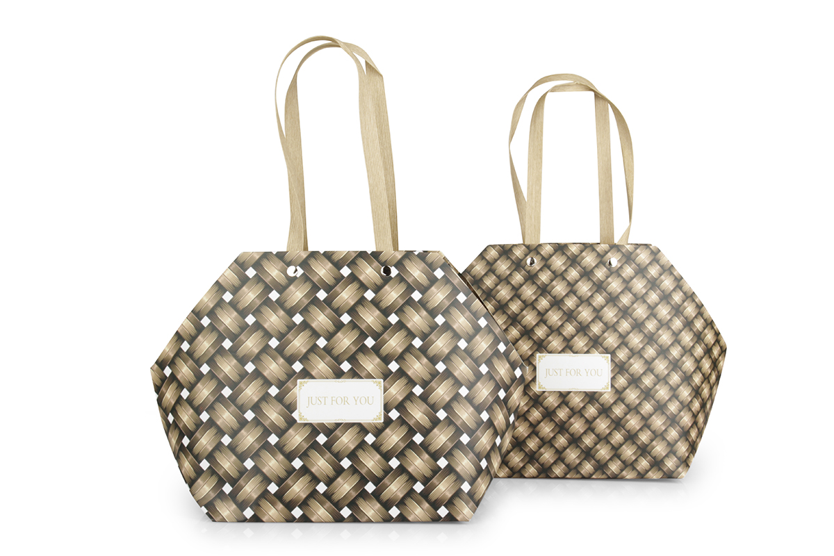 BORSA ESAG. IMPERM. H11,5 19-33CM. 8PZ. BRAUN