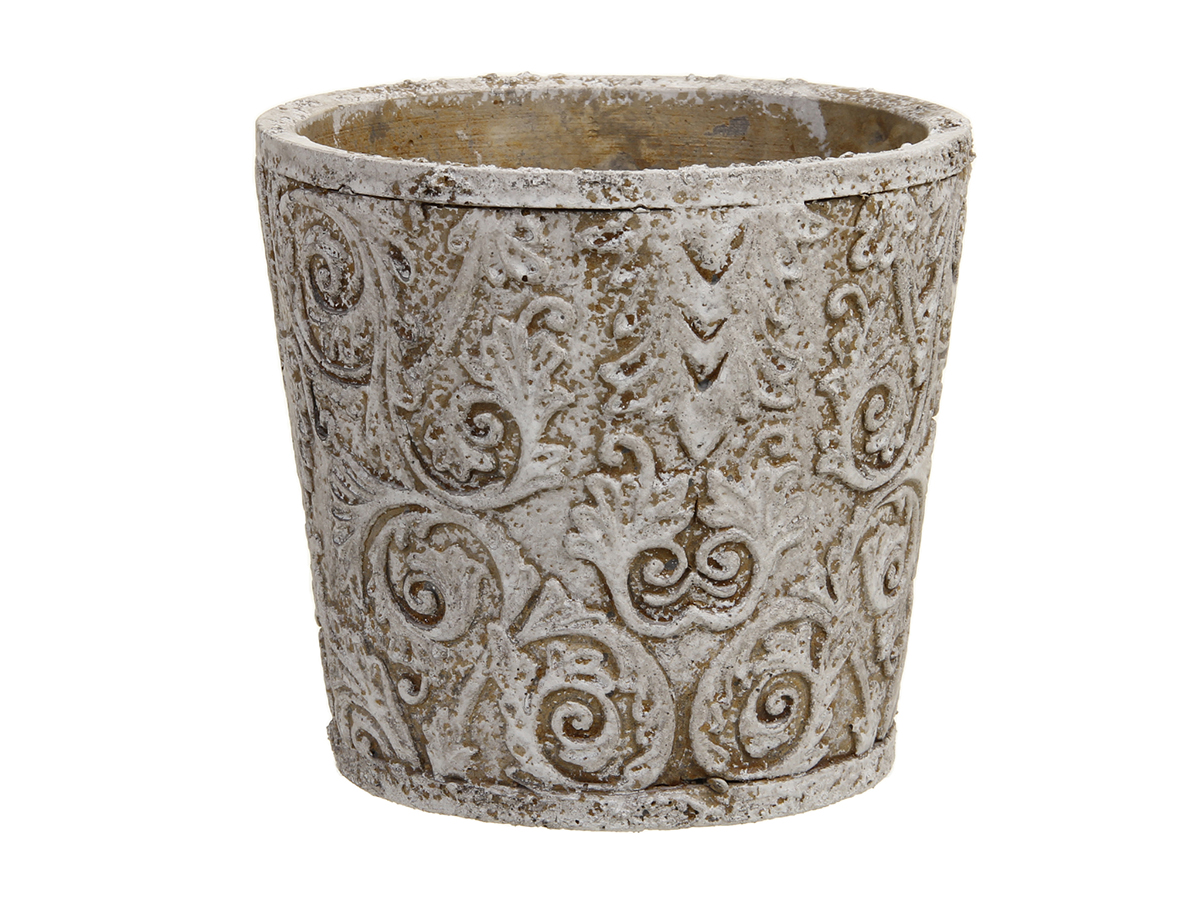 VASO CEM.ANTIQUE D13 H12CM.