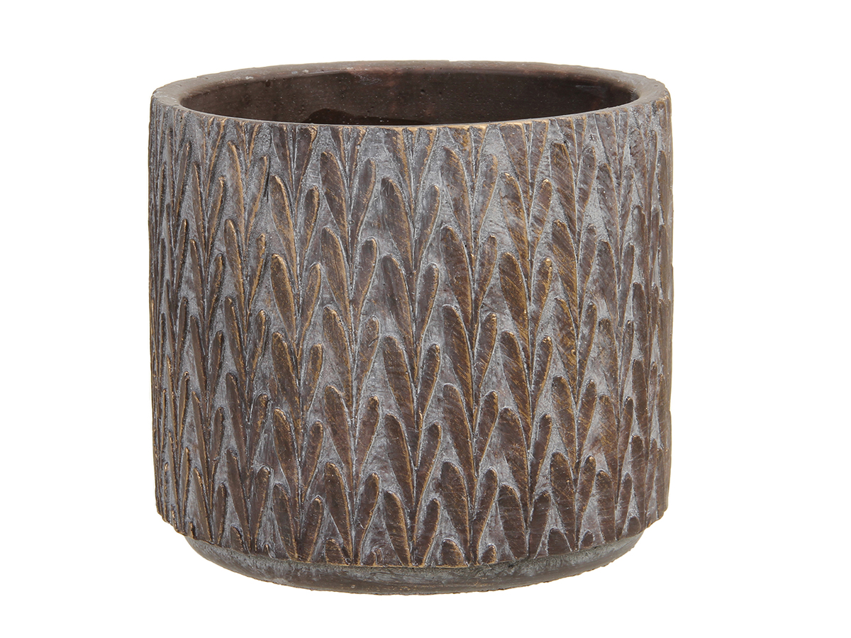 VASO CEM. D13,5 H12CM. ANTIQUE