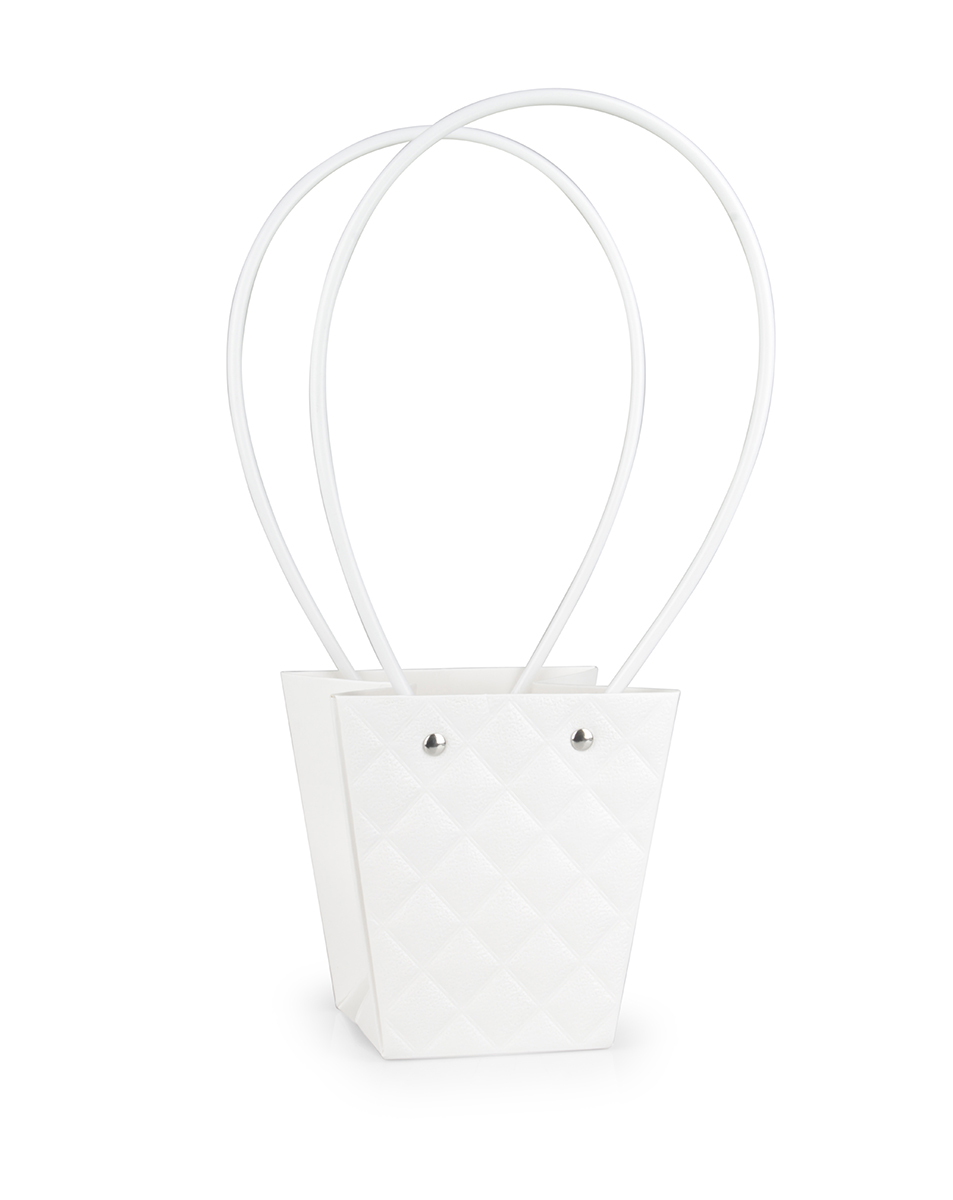 BORSA MATEL.IMP.10PZ. 8X8 H12,5CM. BIANCO
