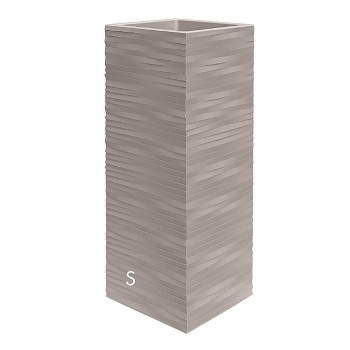 VASO DIVO ELEGANCE D30 H75CM. CENERE