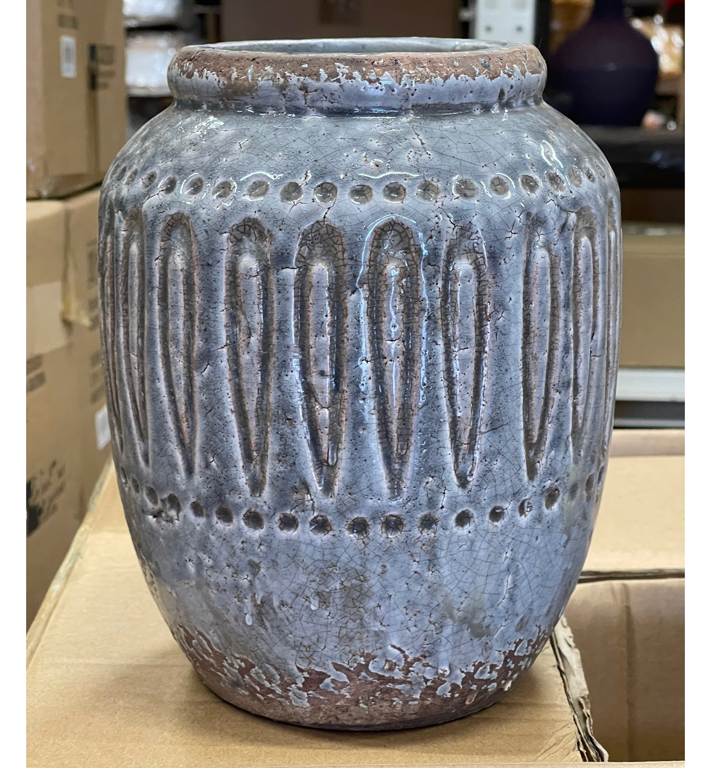 VASO TERRACOTTA D18,5 H23CM. AVION