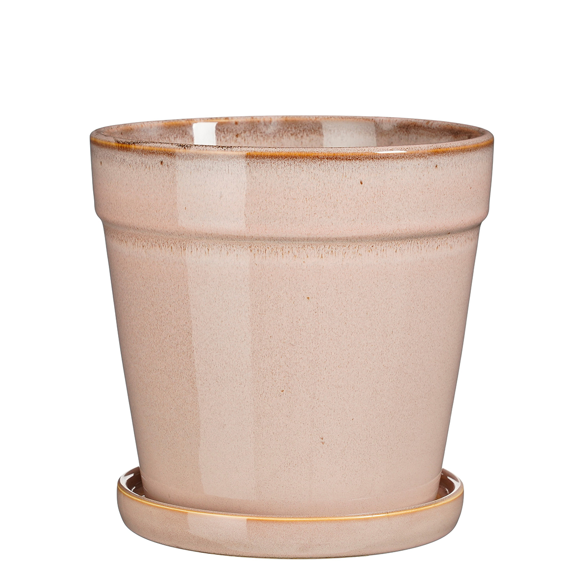 VASO CLINT C/SOTTOV. D20 H20CM. ROSA ANT.