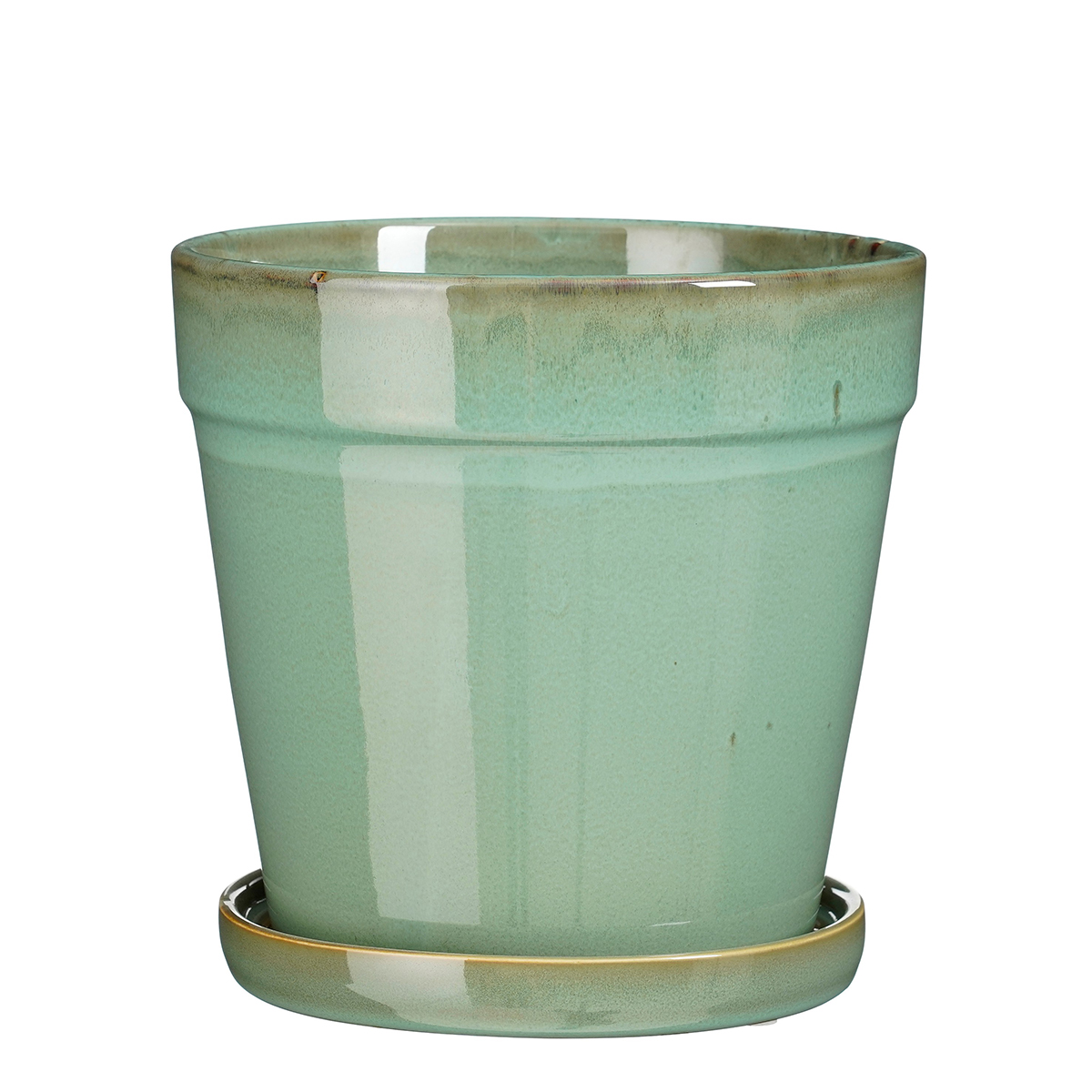 VASO CLINT C/SOTTOV. D20 H20CM. VERDE S.