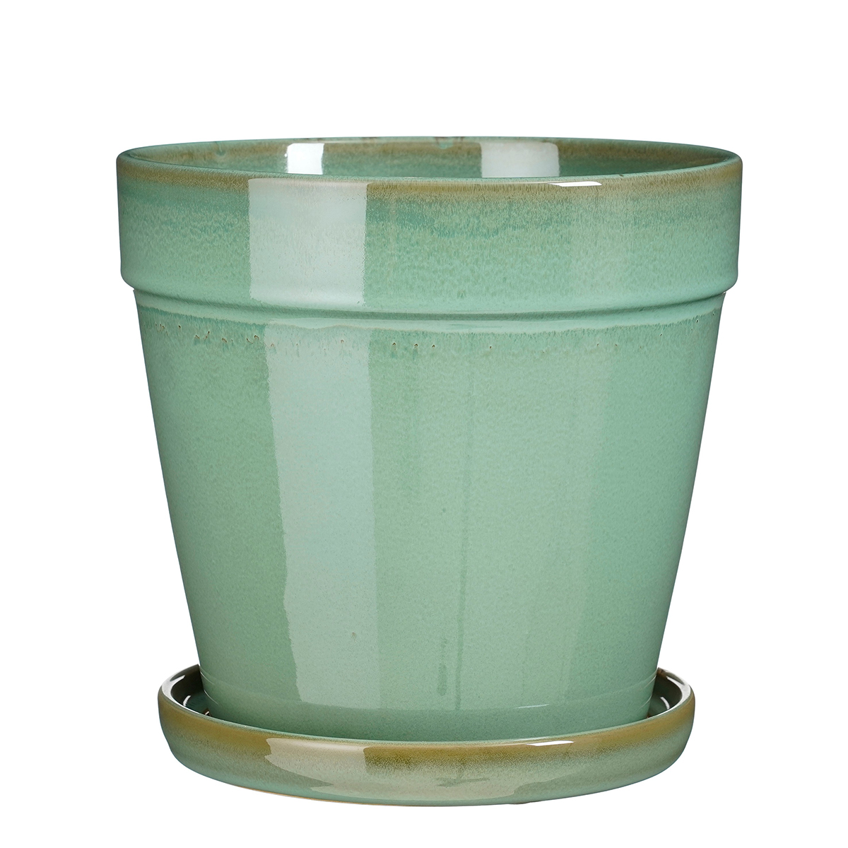 VASO CLINT C/SOTTOV. D23 H21CM. VERDE S.