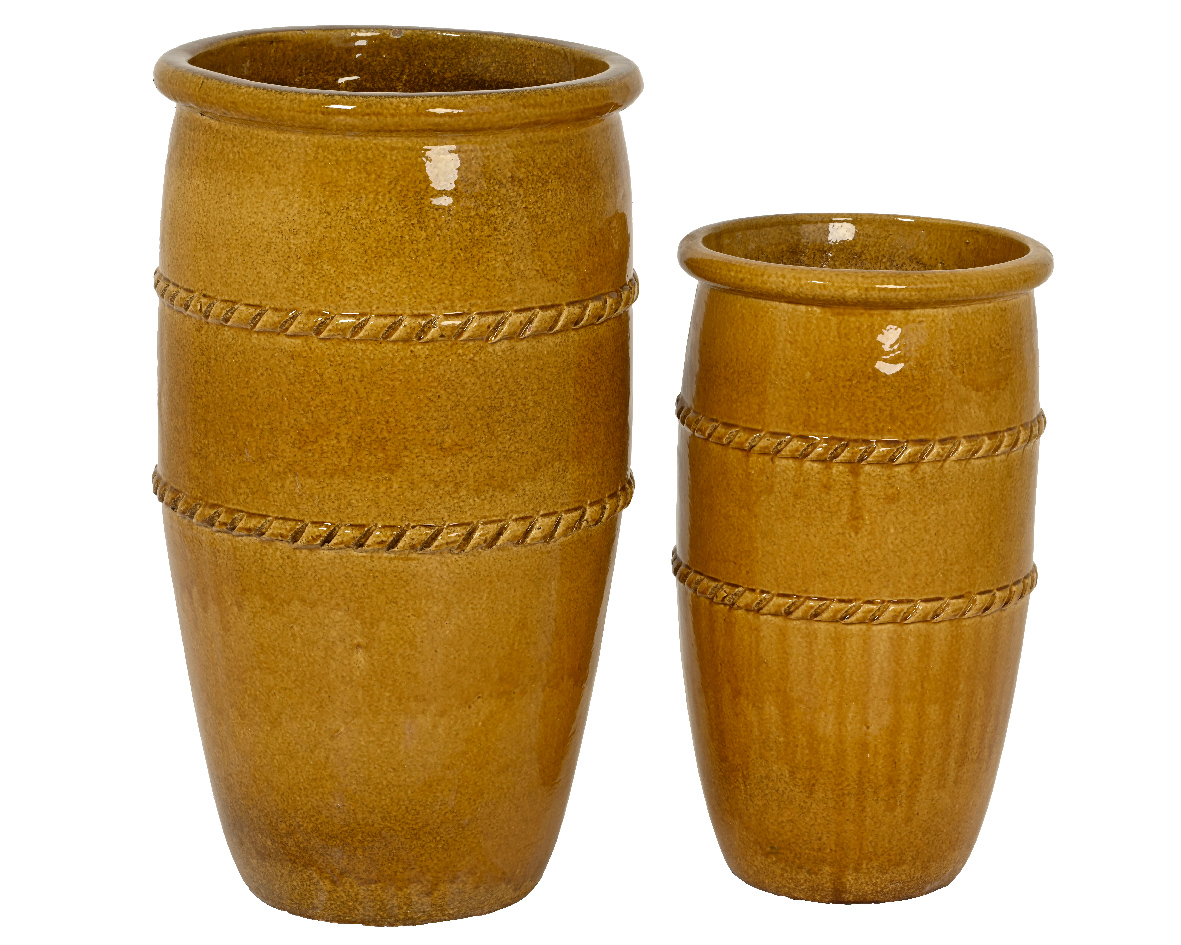 VASI ALTI TERRAC.S/2PZ. D35-45 H60,5-79CM. HONEY