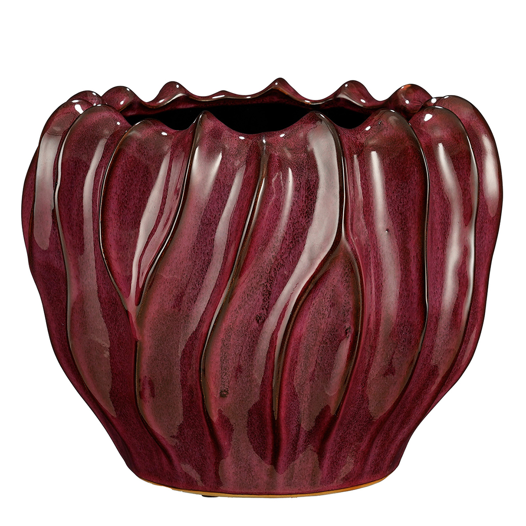 VASO THOM D31 H24,5CM. PURPLE