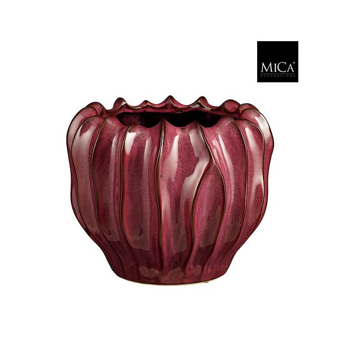 VASO THOM D27,5 H22CM. PURPLE