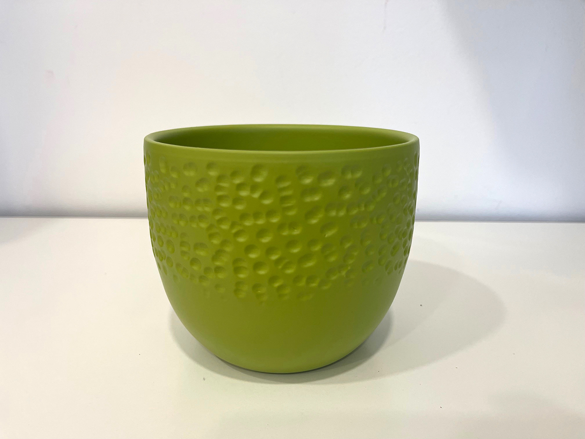 VASO PER PIANTE DOTS D14CM. MELA