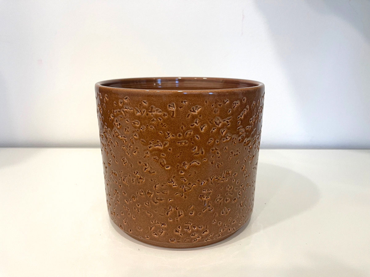 VASO PER PIANTE STONE D16CM. BROWN