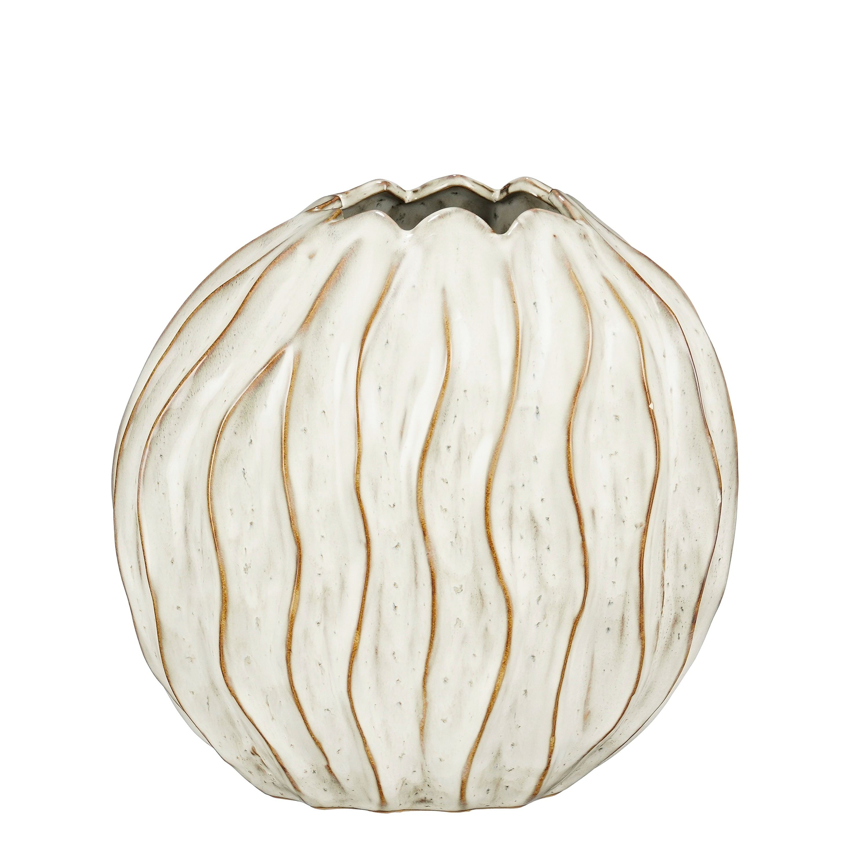 VASO JOVI D27,5X15,5 H27CM. CREMA