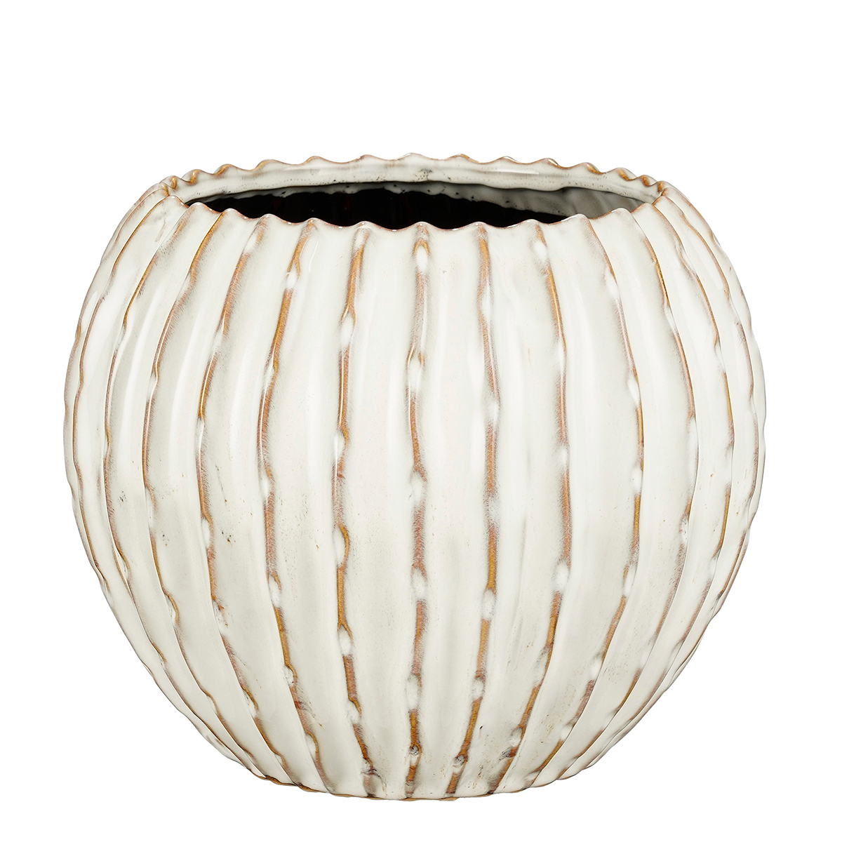 VASO JOVI D28,5 H23CM. CREMA
