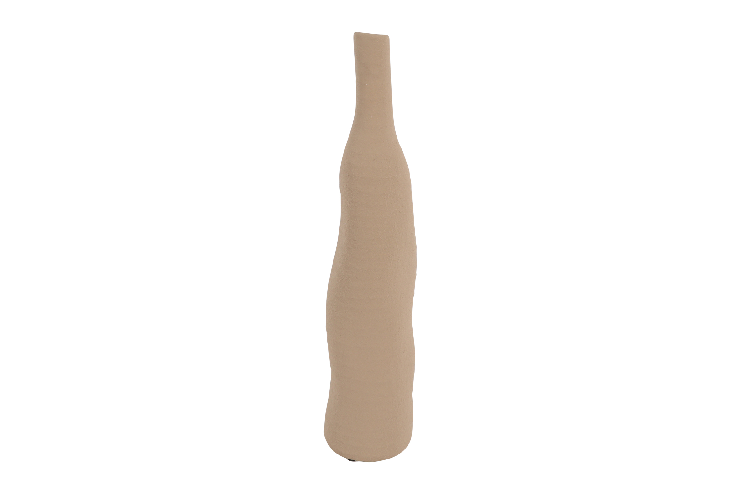 VASO BOTTIGLIA TERRAC. D11,5 H50CM. BEIGE