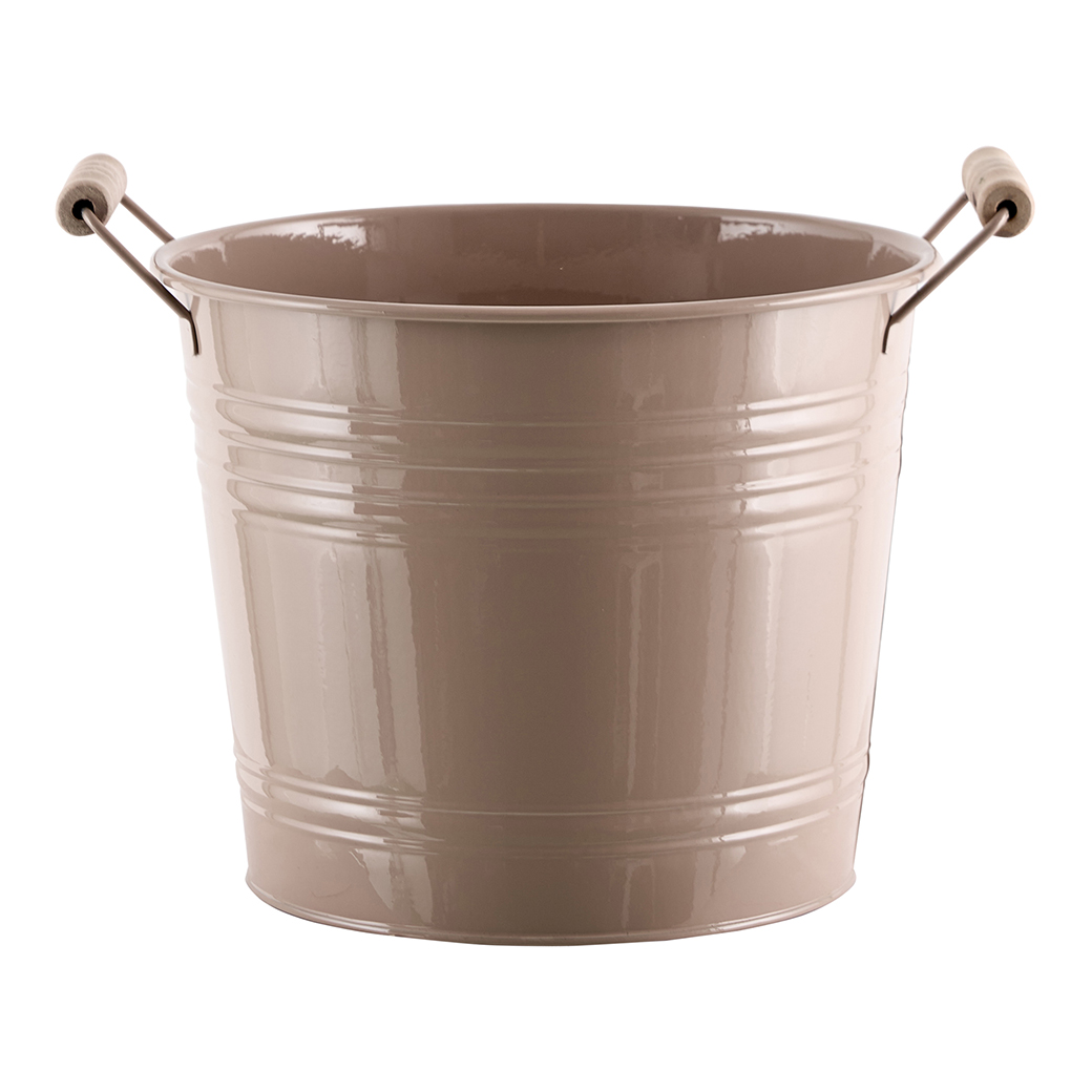 VASO LATTA D26 H21,5CM. BEIGE