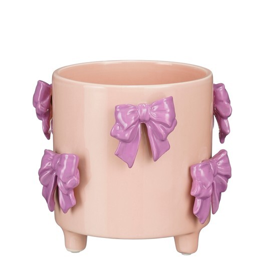 VASO C/FIOCCHI LILLA D17 H14,5CM.
