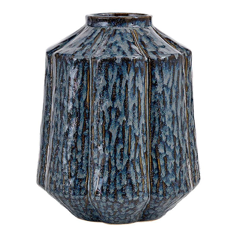 VASO CERAM. D22 H25CM. BLU