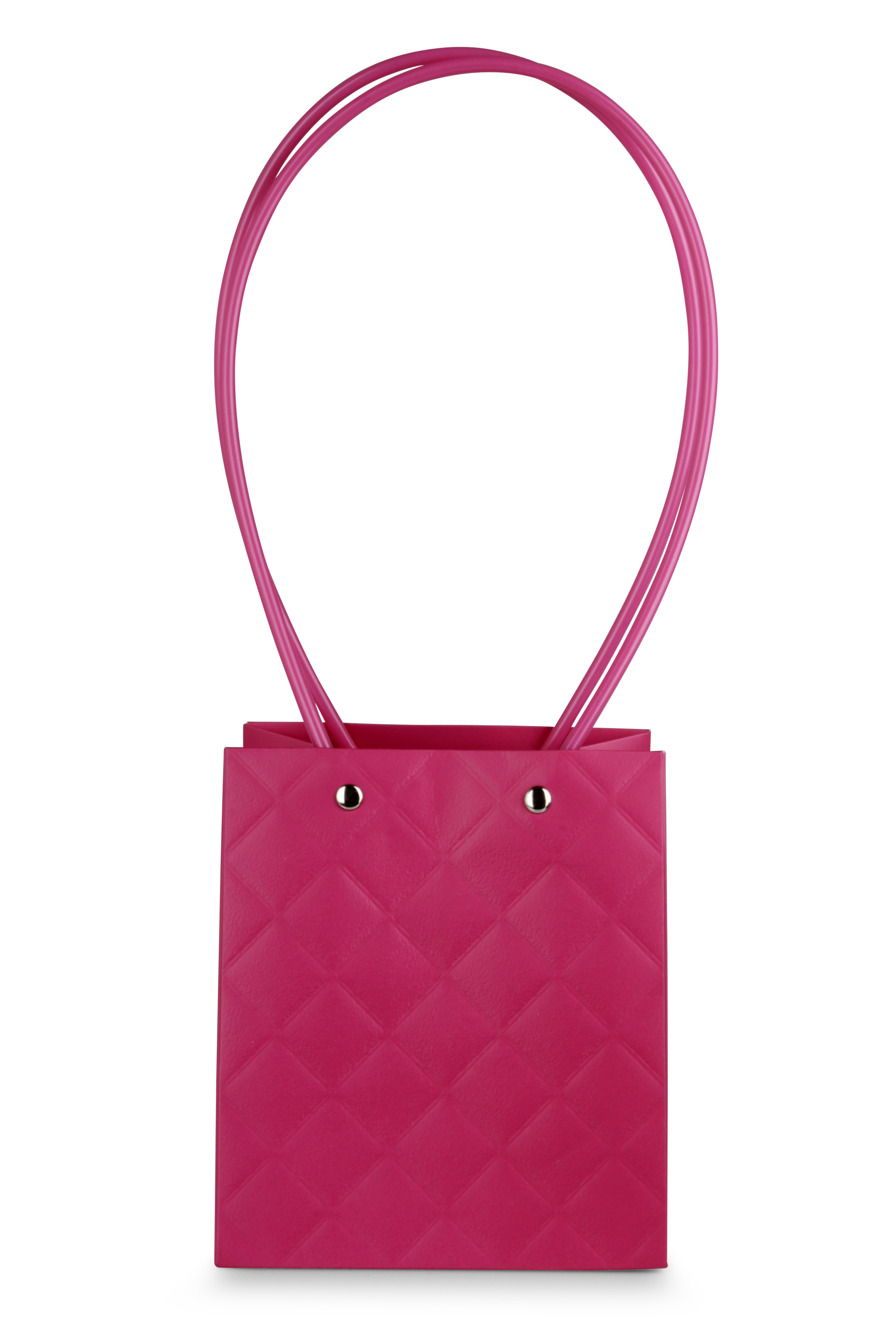 BORSA MATEL.IMP.8PZ. 13X13 H15CM. FUCSIA