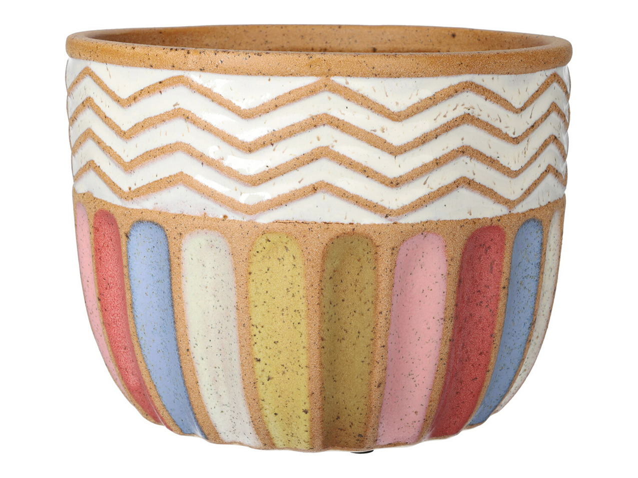 VASO RAINBOW WAVE D28 H20,7CM.