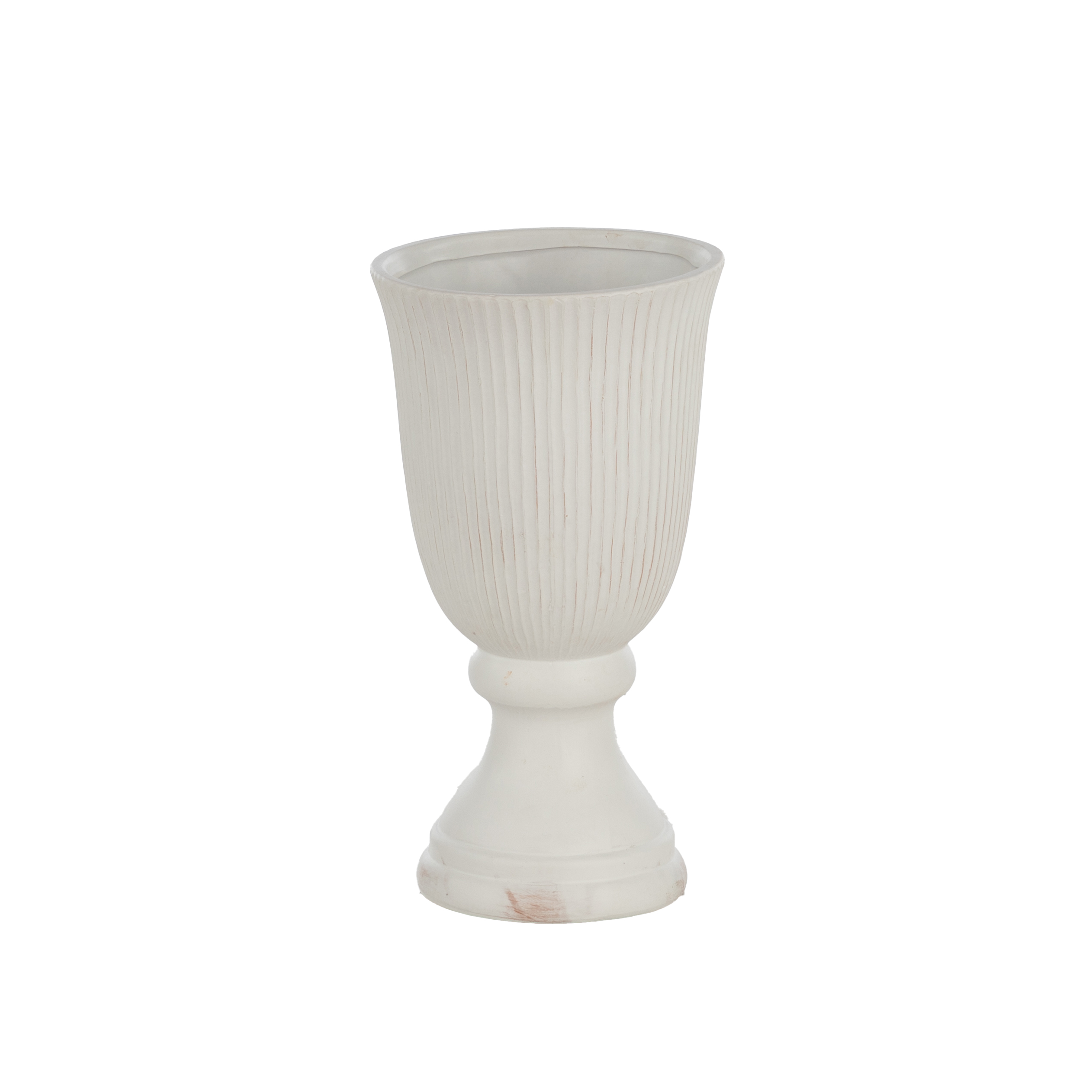 COPPA TERRAC. D19 H35CM. BIANCO