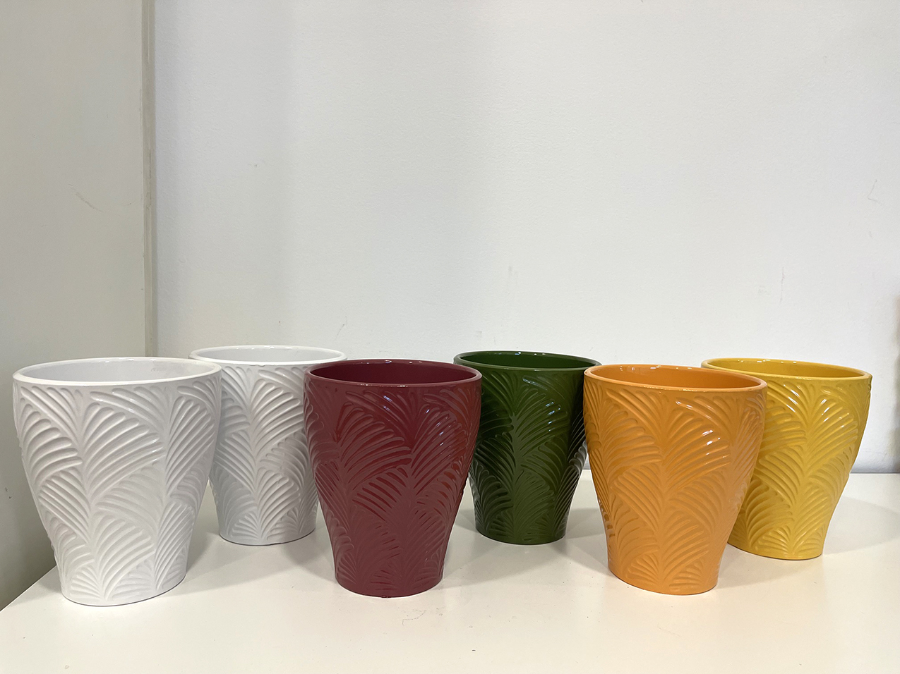 VASO TERRACOTTA D13 H15CM. 6PZ. COL.ASS.