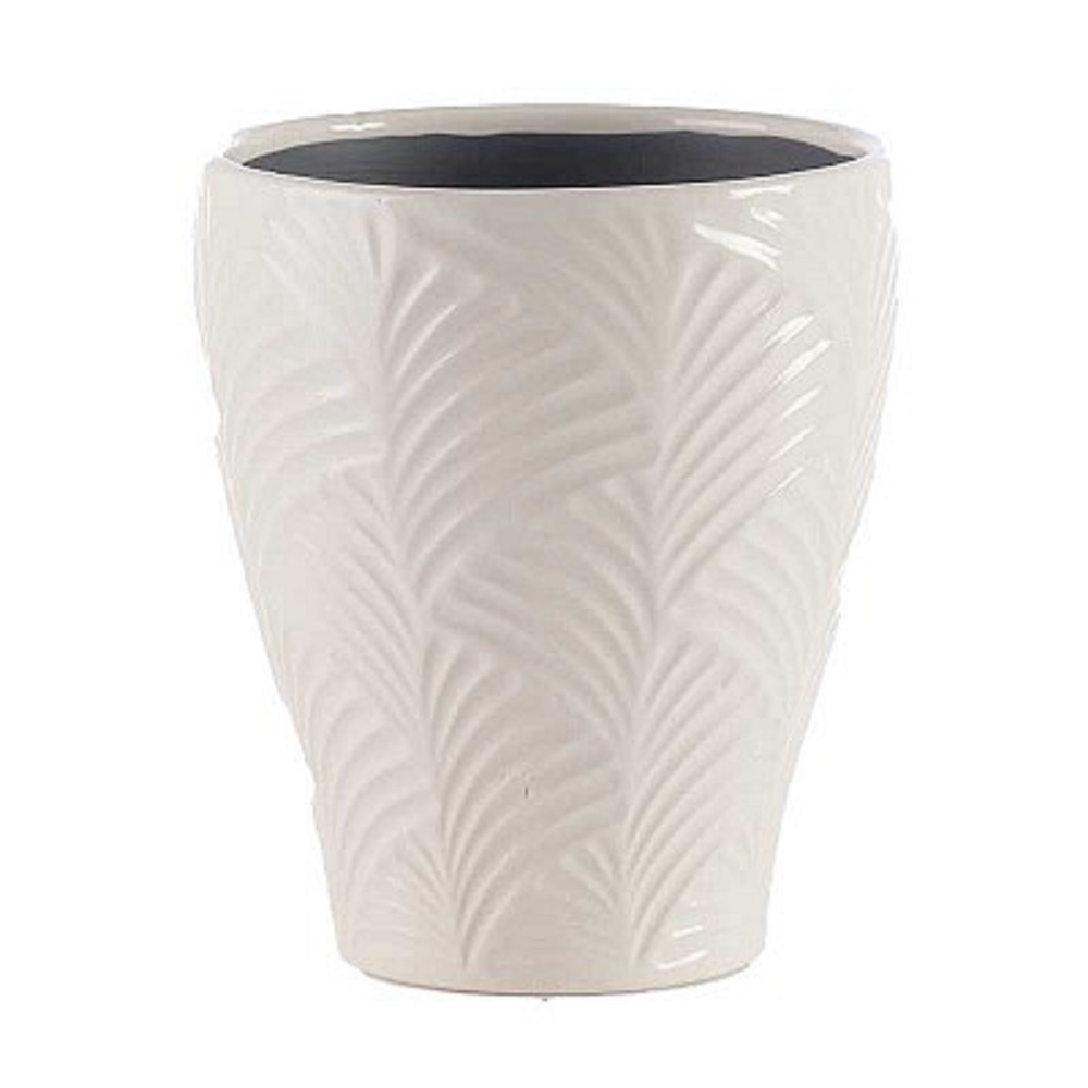 VASO TERRACOTTA D13 H15CM. 6PZ. BIANCO