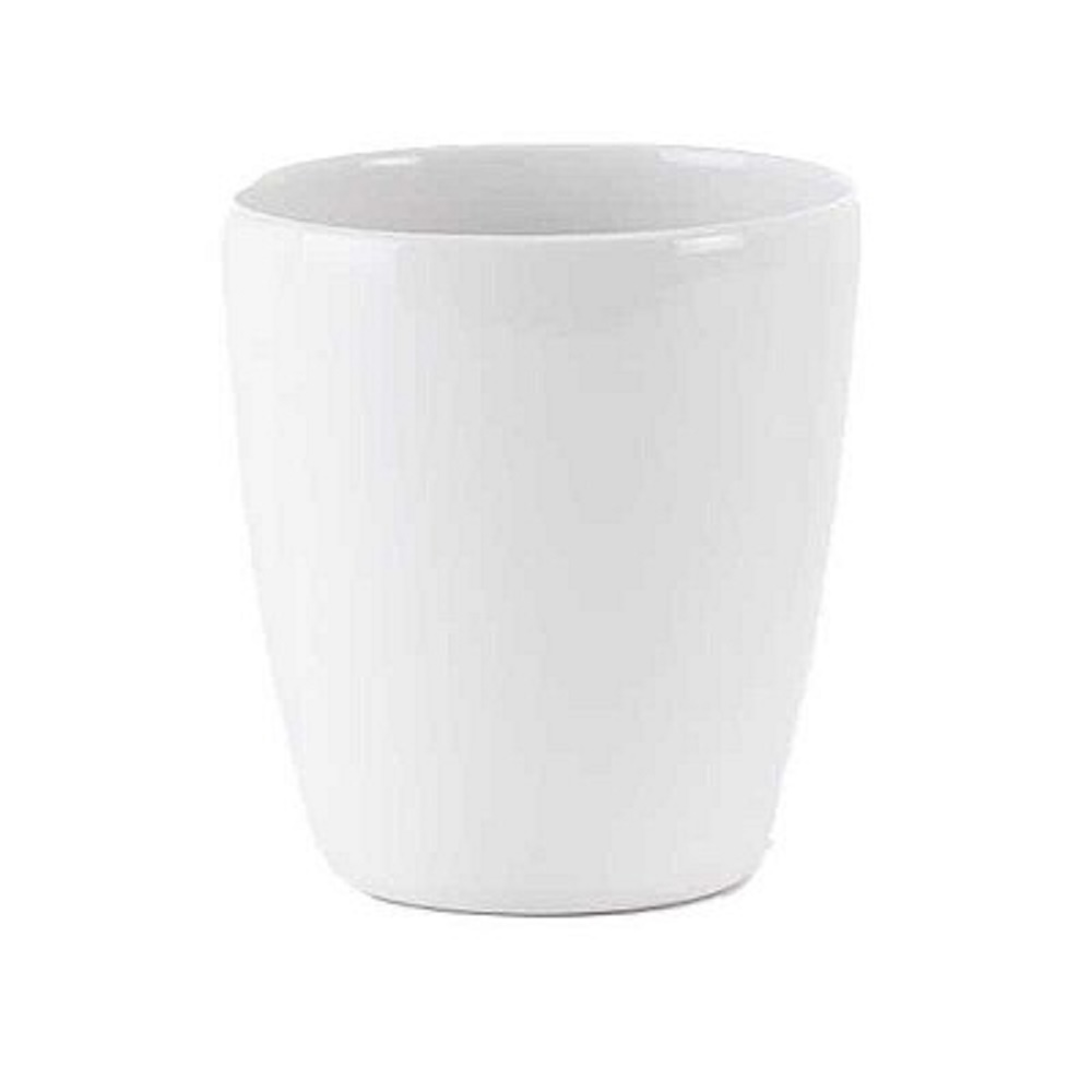 VASO TERRACOTTA D10 H11CM. 12PZ. BIANCO