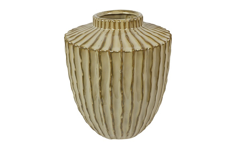 VASO DUUK D23 H26CM. BEIGE