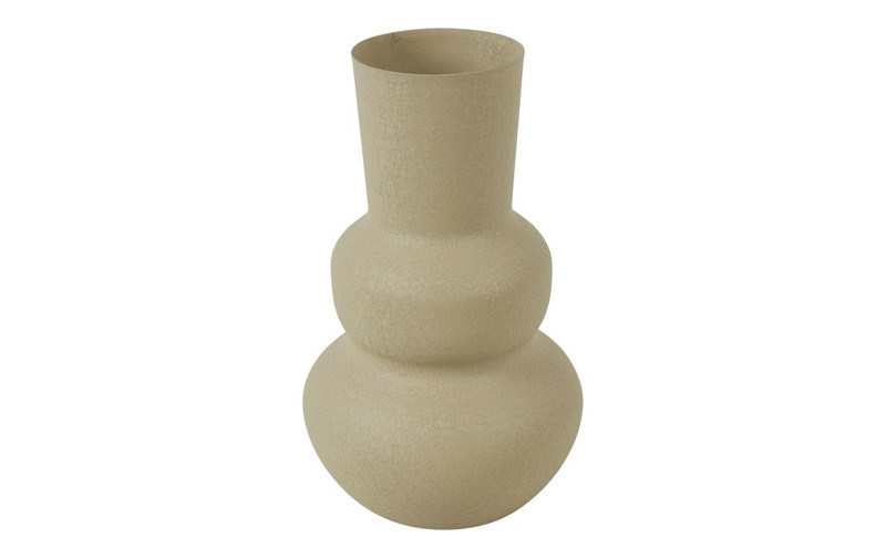 VASSO MET. JANEL D12 H20,5CM. CREMA