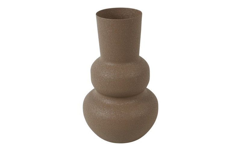 VASSO MET. JANEL D16 H30,5CM. TORTORA