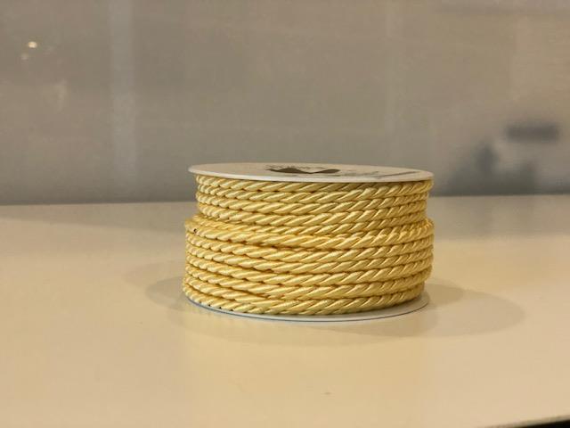 CORDONE 3,5MM.20MT. GIALLO CHIARO