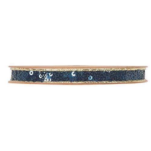 NASTRO SHINY CIRCLES 10MM. 5MT. BLUE