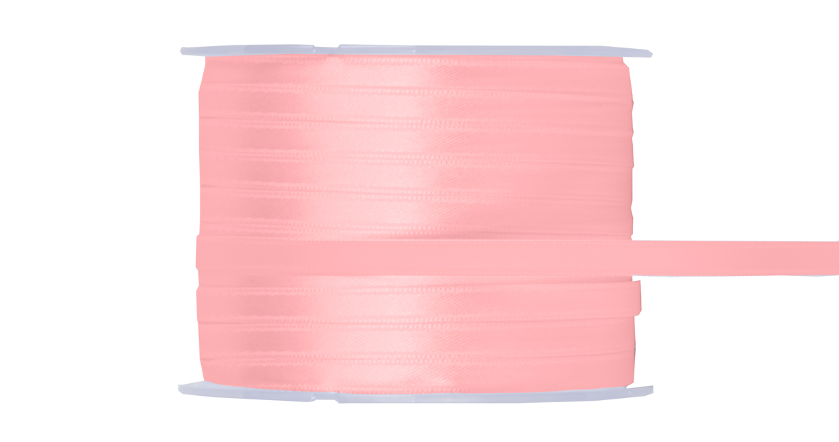 DOPPIO RASO 6MM. 100MT. ROSA CHIARO