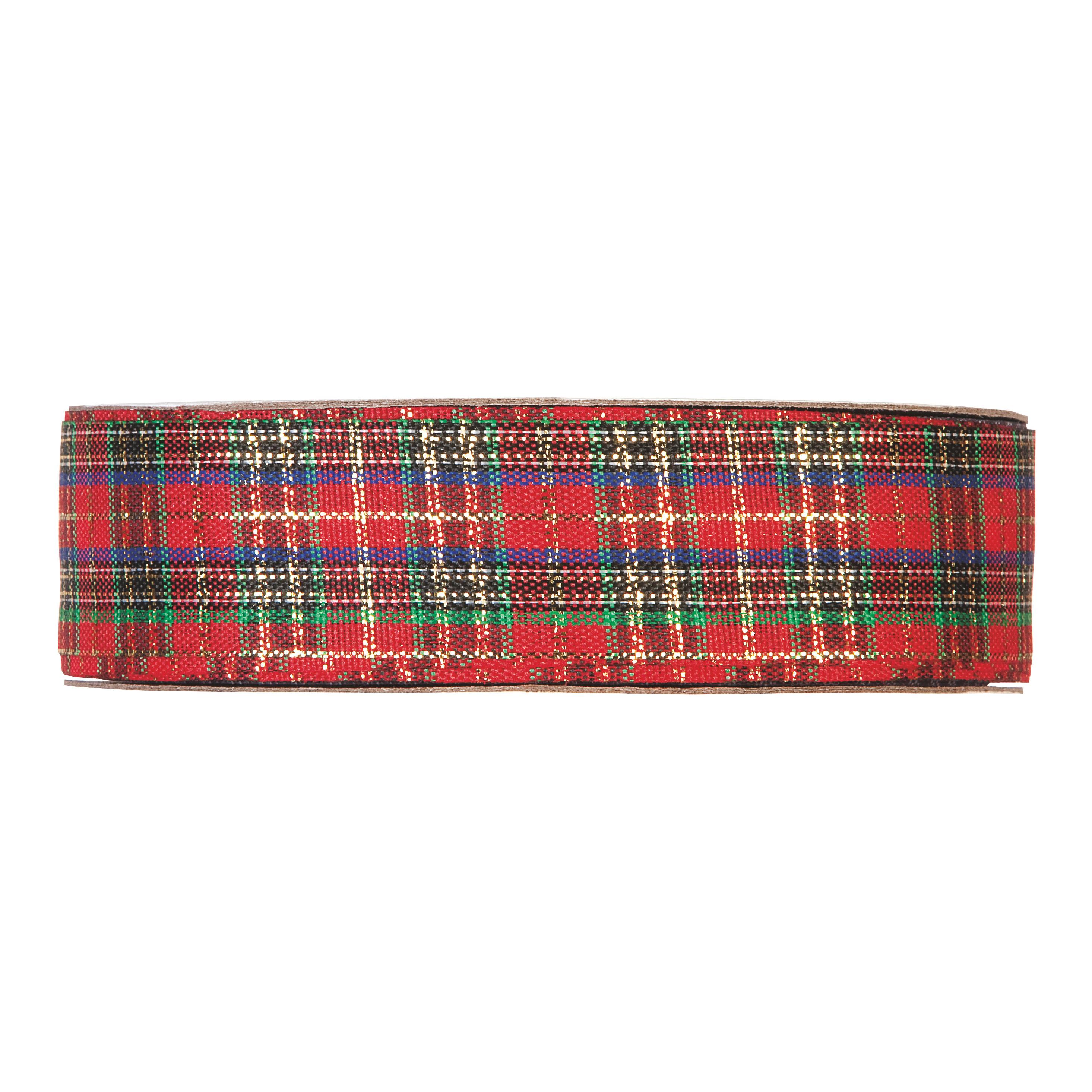 NASTRO SCOZZESE 40MM X45MT. RED/GREEN