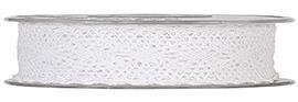 NASTRO MERLETTO 25MM.8MT.BIANCO