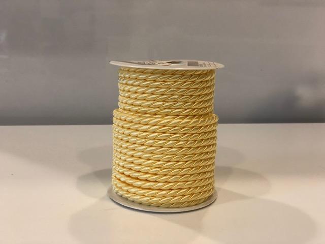 CORDONE 5,0MM.20MT. GIALLO CHIARO