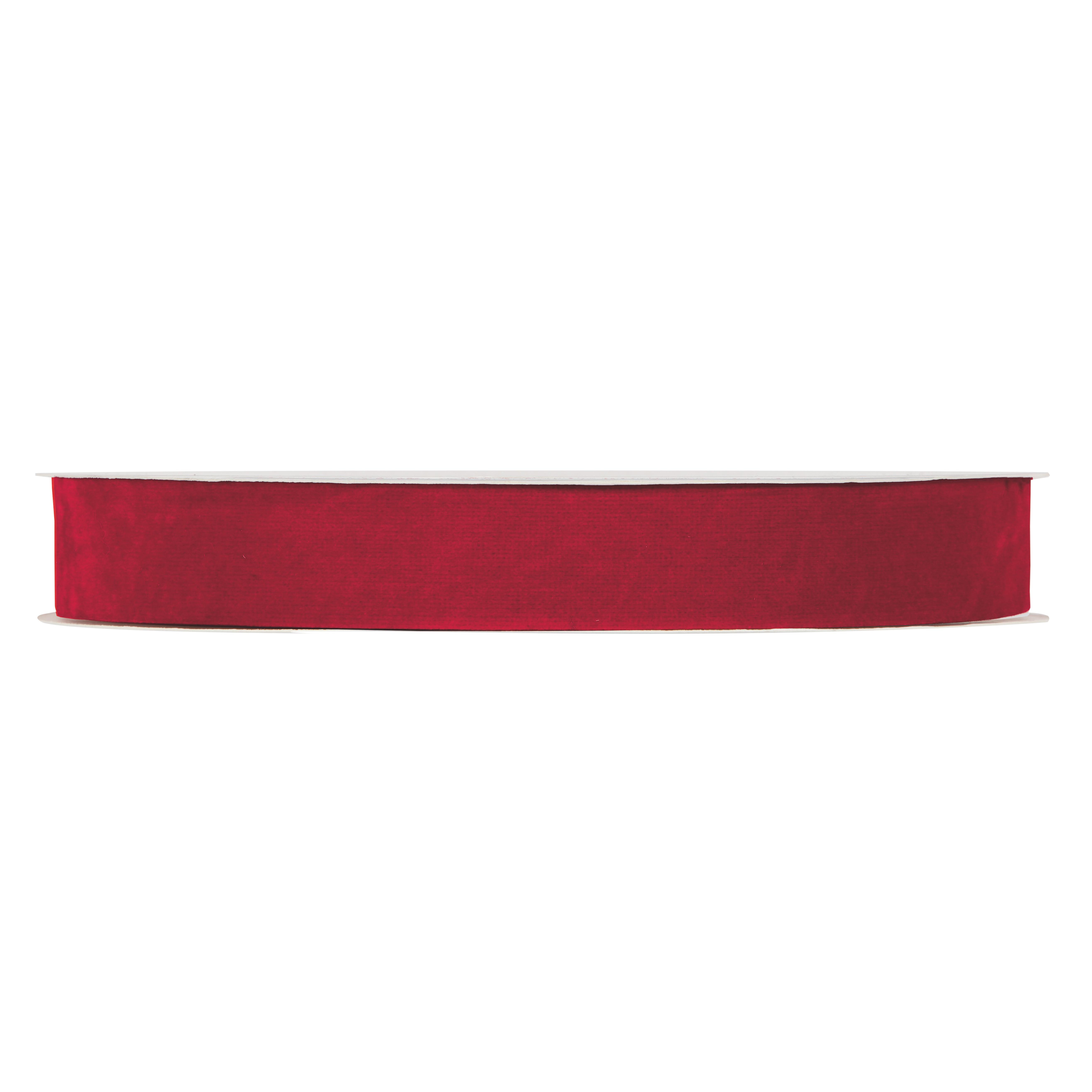 DOUBLE VELVET 25MM. 30MT. ROSSO