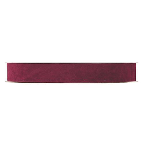 DOUBLE VELVET 25MM. 30MT. BORDEAUX