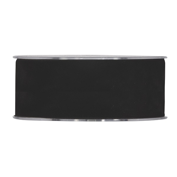 NASTRO DOUBLE VELVET 40MM. 7MT. BLACK