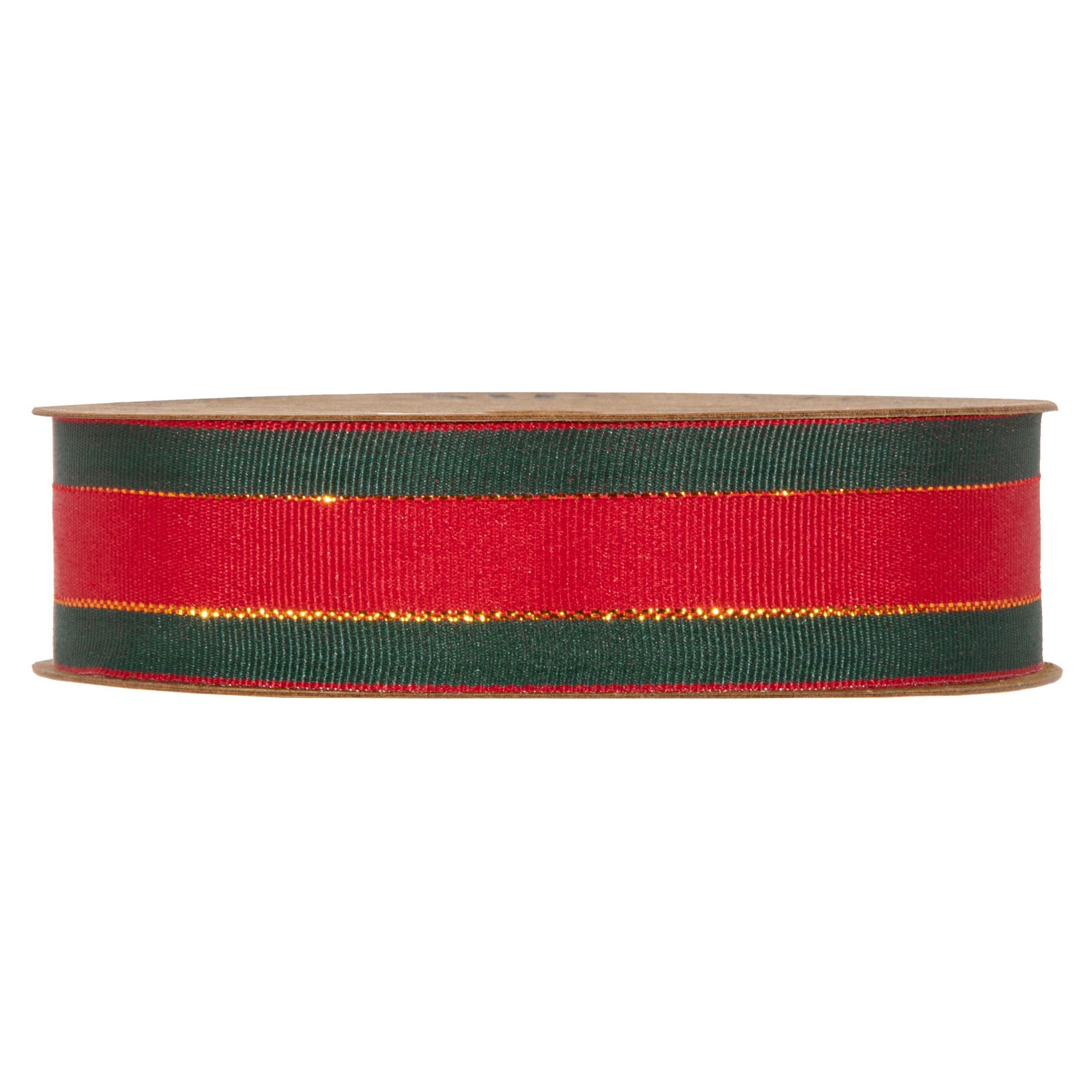 NASTRO TWILIGHT VERDE/ROSSO 25MM. 20MT.