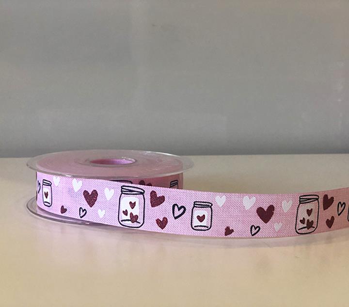NASTRO C/VASETTI 25MM. 20MT. ROSA