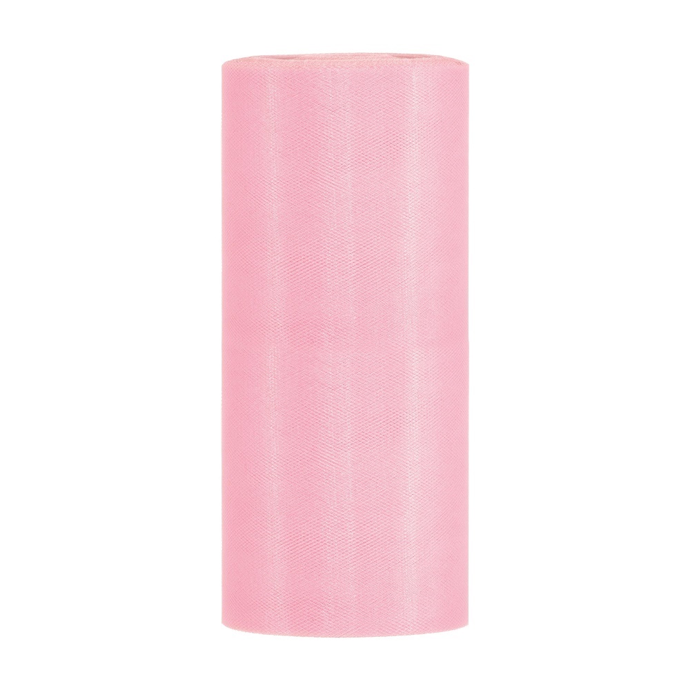 ROTOLO DI TULLE H25CM. 100MT. ROSA CH.