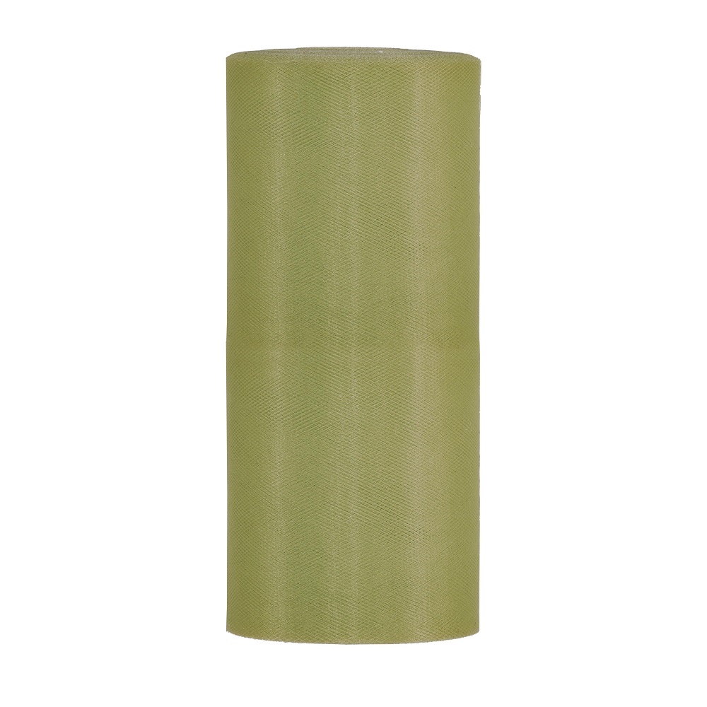 ROTOLO DI TULLE H25CM. 100MT. OLIVA