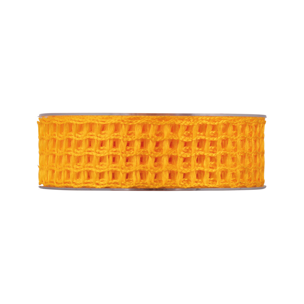 NASTRO RETE LUCE 40MM. X20MT. GIALLO