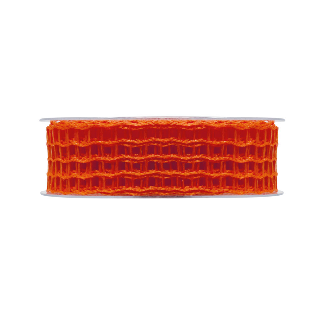 NASTRO RETE LUCE 40MM. X20MT. ARANCIO