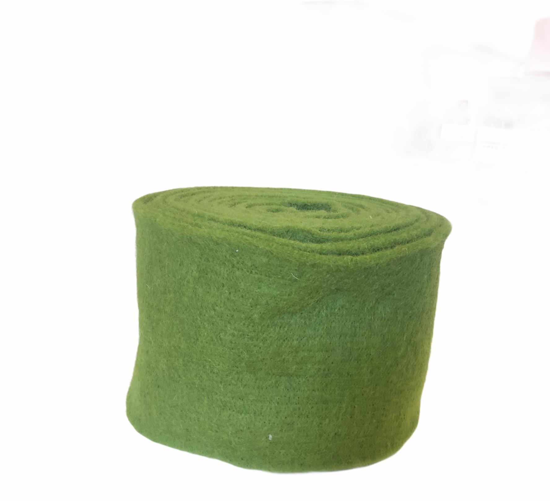 LANA H.15CM.X5MT. VERDE OLIVA GU13